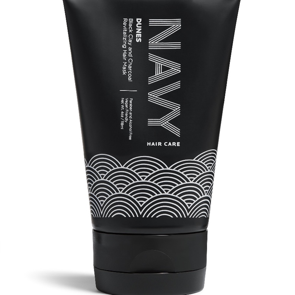 NEW Navy Hair Care - Dunes, Black Clay and Charcoal Revitalizing Hair Mask